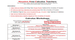 Desktop Screenshot of houstonact.org