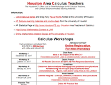 Tablet Screenshot of houstonact.org